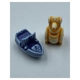 1998 KINDER SUPRISE PREMIUMS STONE FIGURES 2 PCS