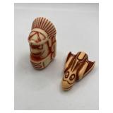 1998 KINDER SUPRISE PREMIUMS STONE FIGURES 2 PCS