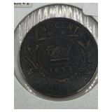 ANTIQUE NEWFOUNDLAND 1894 1 CENT BRONZE - AMAZING