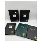 COIN STOCK BOOKS 5 PCS (MAYBE PAGES REMOVED / NO