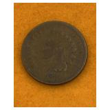 INDIAN HEAD PENNY UNITED STATES 1880 - NICE  DATE