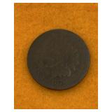 INDIAN HEAD PENNY UNITED STATES 1878 - NICE  DATE