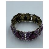 DAZZLING LARGE STONE BRACELET MID CENTURY MODERN