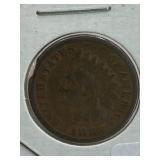 UNITED STATES INDIAN HEAD CENT 1885 ANTIQUE