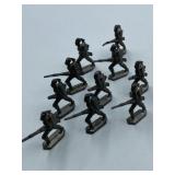 VINTAGE LEAD SOLDIERS 10 PCS TO COLLECT OR PAINT