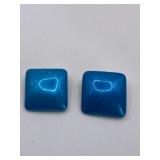 NEON LARGE CLIP EARRINGS  - LYONS FRANCE ESTATE