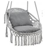 HANGING HAMMOCK CHAIR MISSING PILLOWS 27 x38IN
