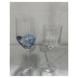 WINE GLASSES 2PCS 8IN AND 9IN