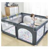 FLOWER FRAIL INFANT PLAY PEN W/BALLS 50x50x26IN