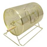 METAL RAFFLE DRUM 12 x16IN DAMAGED