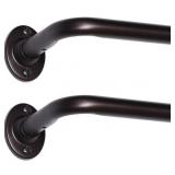 WRAP AROUND CURTAIN ROD 48-86/86-120IN