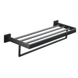 TOWEL RACK W/SINGLE BAR 22IN