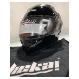 JIWKAI FULL FACE DUAL VISOR FLIP UP MOTORCYCLE