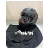 JIWKAI FULL FACE DUAL VISOR FLIP UP MOTORCYCLE
