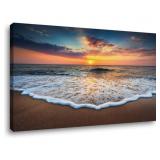 PHAHEY BEACH WALL ART 20X40 INCH