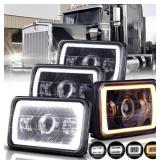 4X6 INCH HALO LED HEAD LIGHTS