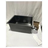 STAINLESS STEEL KITCHEN SINK SIZE 20X16X6 IN