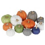 ARTMAG ARTIFICIAL PUMPKINS 12 PCS