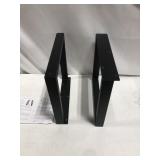 WOMIO, 2 PC METAL FURNITURE LEG15.7 X 17.5