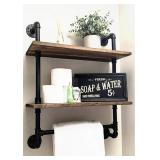 FODUE, 2 LAYER INDUSTRIAL PIPE SHELF