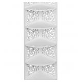 4 TIER CORNER SHELF 31 x9IN