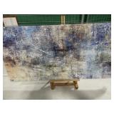 ABSTRACT WALL CANVAS ART 39 x20IN