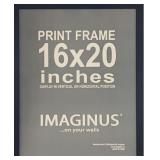 BLACK WOOD PICTURE FRAMES 18 x22IN