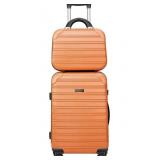 ORANGE LUGGAGE SET 14 AND 20 INCH