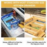 ZIPLOCK BAG ORGANIZER 13x3.5x17IN BACK CORNER