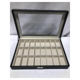 WATCH BOX HOLDS 24WATCHES 17x12x4IN DAMAGED