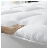 YUGYVOB PILLOW TOP MATTRESS TOPPER QUEEN