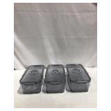 REFRIGERATOR ORGANIZER BINS 3 PC(L) 12.75 X