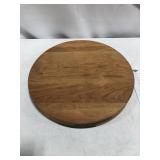MAGIGO, SOLID WOOD SERVING TRAY16 IN. DIAMETER