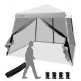 POP UP CANOPY WITH MESH WALLS 10X10FT