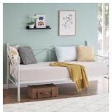 CLASSIS METAL DAY BED TWIN SIZE WHITE