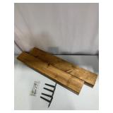 DAKOTA LOVE RUSTIC LUXE TRUE FLOATING SHELVES SET