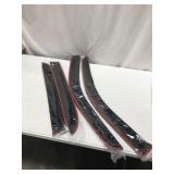 DOLKSN WINDOW VISOR PACK OF 4 SIZE 36IN & 28IN