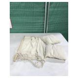 MACRAME LOUNGING HANGING ROPE CHAIR SIZE 35X42IN