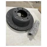 53057 L MIN THK 37.4 MM BRAKE ROTOR W/ BRAKE PADS