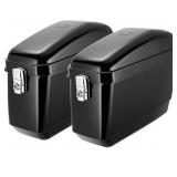 HARD MOTORCYCLE SADDLE BAGS 6 x11IN 2PCS
