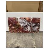 WOLF WALL ART 60X120 CM