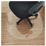 CLEAR CHAIR MAT BLEMISHED AREA5FT/153CM
