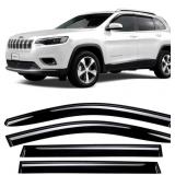 CLIM ART RAIN GUARDS FOR JEEP CHEROKEE 2014-23