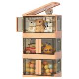 COLLAPSIBLE STORAGE BINS WITH LIDS STACKABLE
