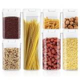 AIR TIGHT FOOD STORAGE CONTAINERS 7PCS 4-12IN
