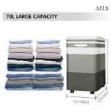 LARGE COLLAPSIBLE LAUNDRY HAMPER SORTER WITH