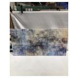 CANVAS PAINTING  39.25 X 19.75 IN.