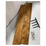 DAKOTA LOVE RUSTIC LUXE TRUE FLOATING SHELVES SET
