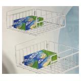 UNDER SHELF WIRE BASKET 2 PACK