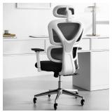 SYTAS ERGONOMIC OFFICE CHAIR WHITE 68.1D X
